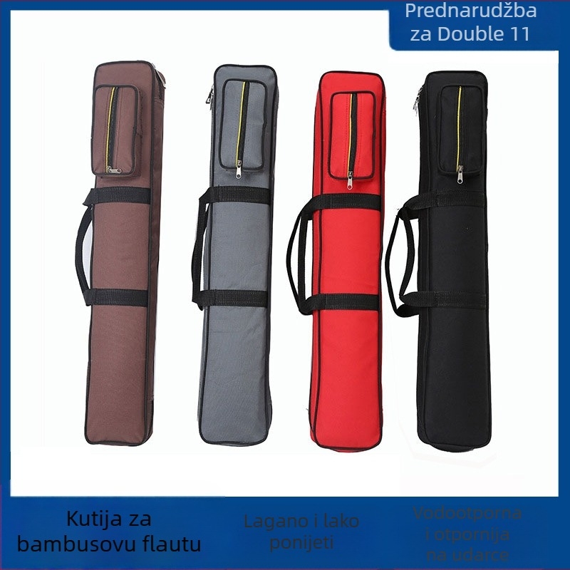 Torba za bambusnu flautu, prijenosna, može primiti 2/5/7/8/10 komada