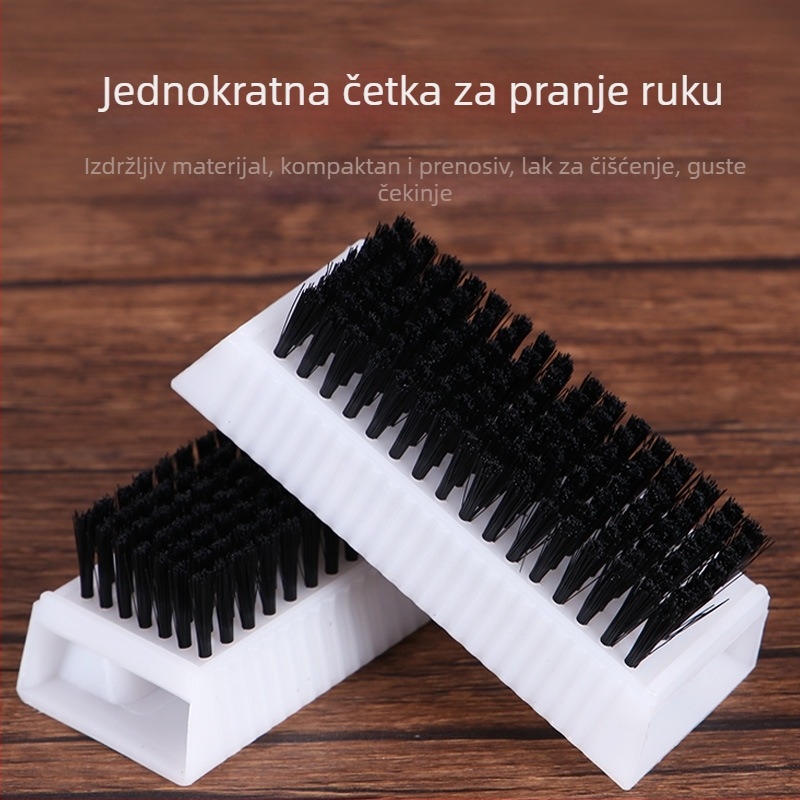 Medicinska četka za pranje ruku, dvostrane mekane dlačice, protuklizna, otporna na visoke temperature, dezinfekcija, četka za čišćenje interdigitalnih prostora