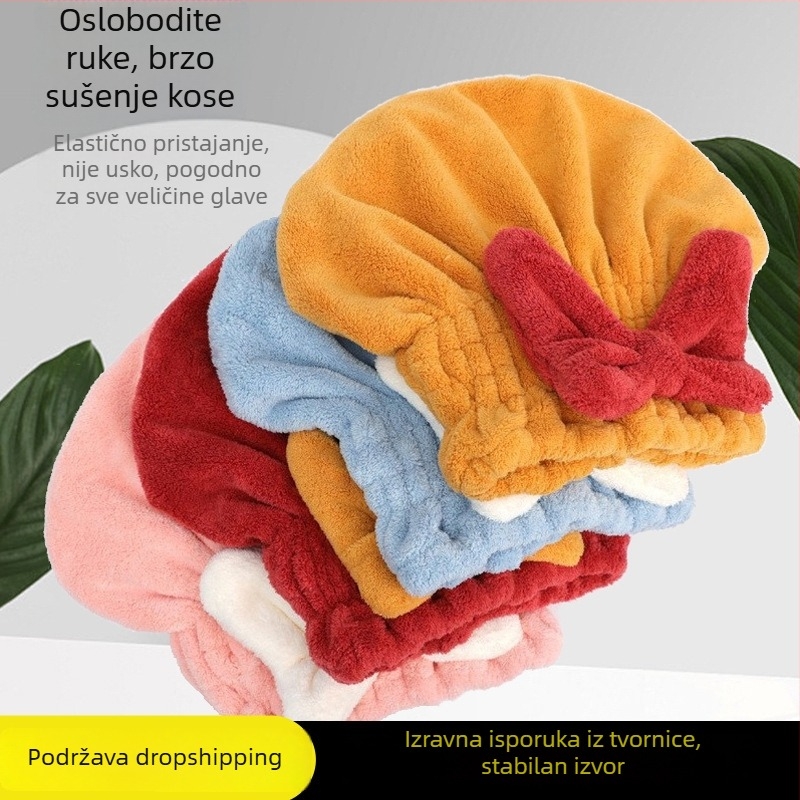 Kapa za sušenje kose Taotao Cotton (koralni flis, pređa 120D, 50-79 g)