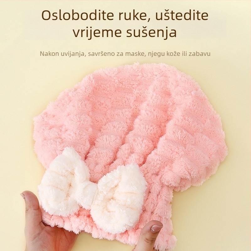 Shu Peng kapa za suđenje kose od koralnog velura, Jacquard 150D, debela, brzo upija vodu, mogućnost prilagodbe