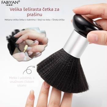 Fabiyan Četkica za prašinu noktiju — alat za čišćenje površine nokta, višefunkcionalni alat za nokte, domaća marka