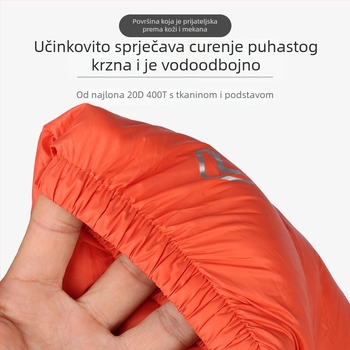 Unisex navlaka za cipele s duck-down izolacijom, protukliznim dnom, vodootporna, za vanjsku upotrebu, zima, proljeće i jesen