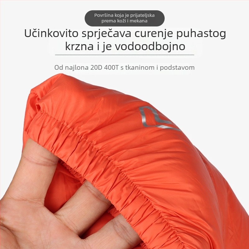 Unisex navlaka za cipele s duck-down izolacijom, protukliznim dnom, vodootporna, za vanjsku upotrebu, zima, proljeće i jesen