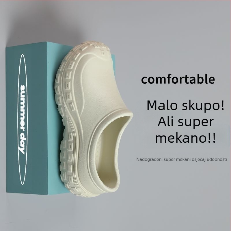 Unisex kuhinjske cipele, protuklizne, vodootporne i otporne na ulje (EVA gornji dio, EVA potplat, niski profil, kopča)