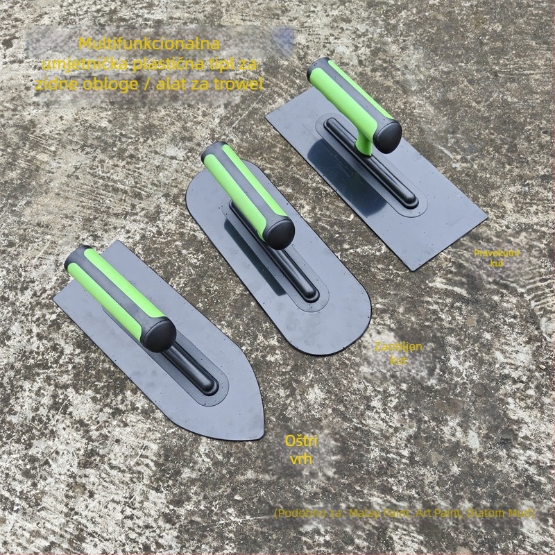 Plastična spatula za teksturiranje zidova, alat za teksturnu boju i žbuku