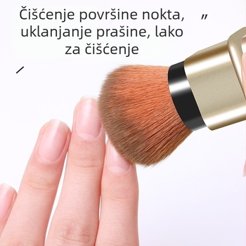 Četkica za rumenilo s najlonskim vlaknima, plastična drška, teleskopski dizajn, u jednoj pakiranju