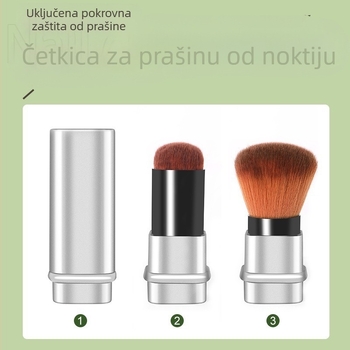 Četkica za rumenilo s najlonskim vlaknima, plastična drška, teleskopski dizajn, u jednoj pakiranju