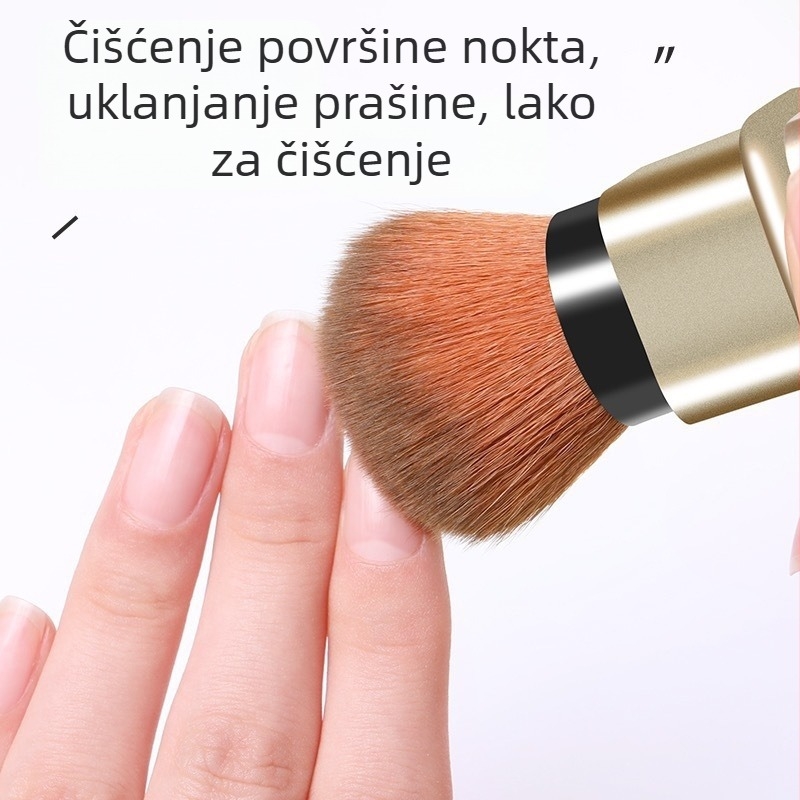 Četkica za rumenilo s najlonskim vlaknima, plastična drška, teleskopski dizajn, u jednoj pakiranju