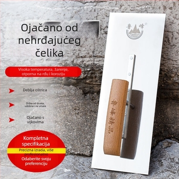Lufeng zakrivljena špachtla od nehrđajućeg čelika, ojačana, za gletanje i žbukanje, gradnja/dekoracija