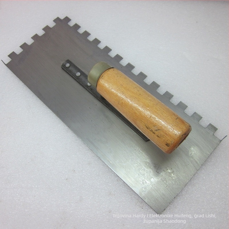 Zubata špatula za žbukanje keramičkih pločica