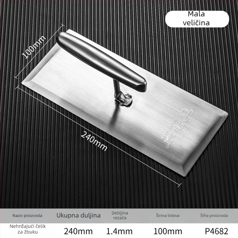 Enjoy Nehrđajuća čelična špatula za mort – ploski nož, za dekoraciju i gradnju, industrijske kvalitete