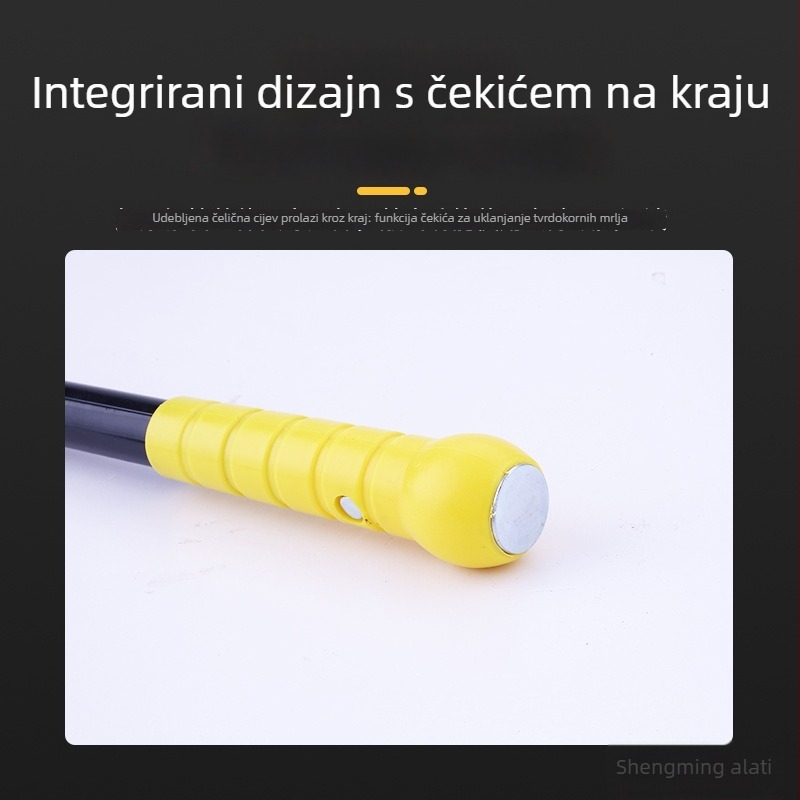 Težinski alat za čišćenje fuge od aluminijske legure, višenamjenski skraper za uklanjanje ljepila pri postavljanju keramičkih pločica