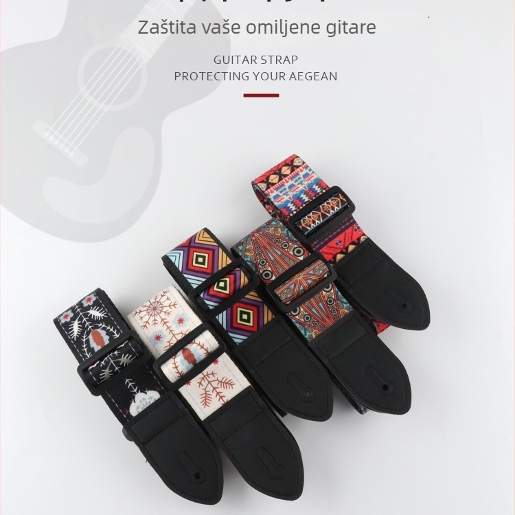 5 cm izvezeni remen za gitaru