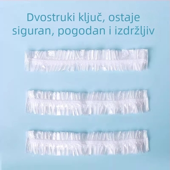 Jednokratna kapica za tuširanje – vodootporna kapa za sušenje kose od PE, brzo sušenje, model XRY5612, za kućnu upotrebu