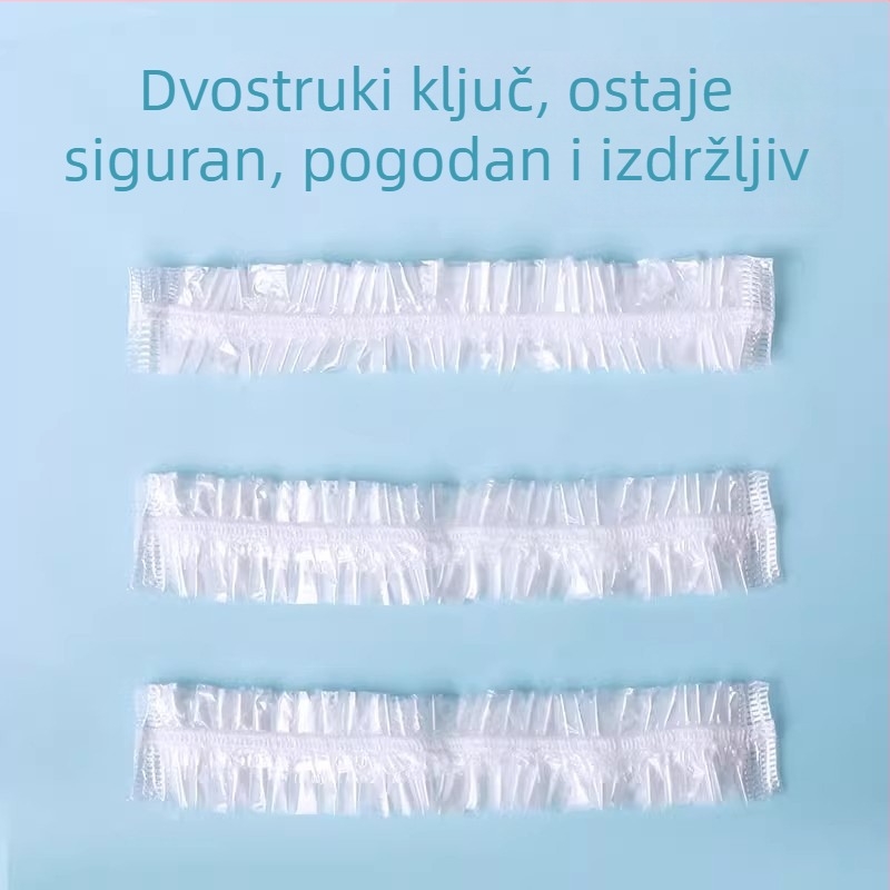 Jednokratna kapica za tuširanje – vodootporna kapa za sušenje kose od PE, brzo sušenje, model XRY5612, za kućnu upotrebu