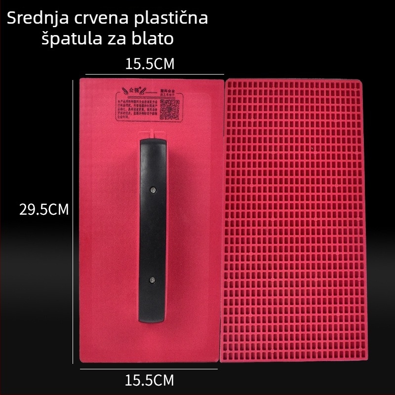 Špatula za malter s temperiranim plastičnim stražnjim pločom – Marka: Drugo – Opseg primjene: Drugo