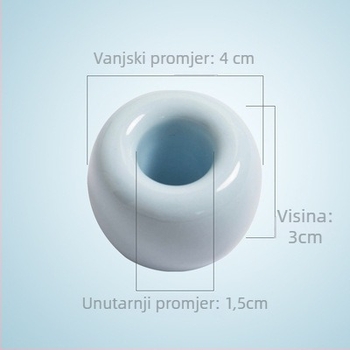 Keramički držač četkice Chengmei Ceramics, montaža bez bušenja, keramika, moguć ispis loga
