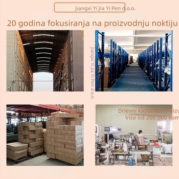 Set kistova za umjetnost noktiju, 6 kom, s dugim metalnim držalom i 8 spiralnih prstena za crtanje linija i slikanje cvijeća