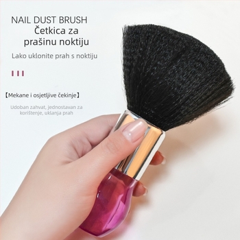 Četka za prašinu noktiju i čišćenje kose s kristalnom glavom – posebna frizerska četka, Hongnuo Beauty, Guangdong