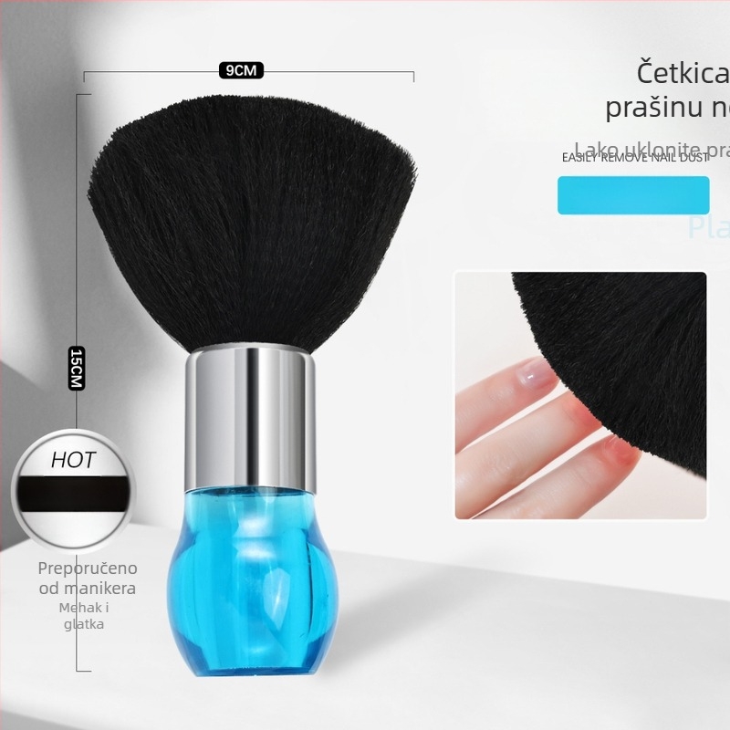 Četka za prašinu noktiju i čišćenje kose s kristalnom glavom – posebna frizerska četka, Hongnuo Beauty, Guangdong