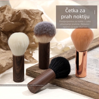 Četkica za čišćenje prašine za nokte – fine mekane dlačice, za pripremu prije tretmana i uklanjanje prašine