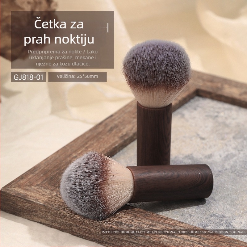 Četkica za čišćenje prašine za nokte – fine mekane dlačice, za pripremu prije tretmana i uklanjanje prašine