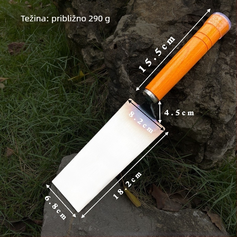 Nehrđajući čelični integrirani gleter za zidarske radove i postavljanje pločica, alat za žbukanje, strugalica cementne malte