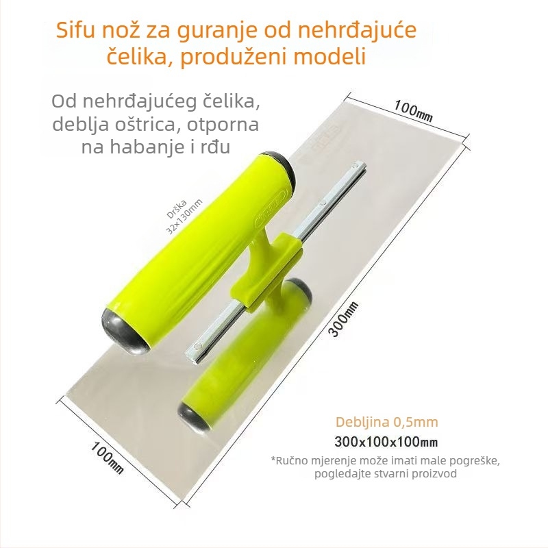 Špatula za glet Four Blessings, debljina 0,5 mm, široko područje primjene