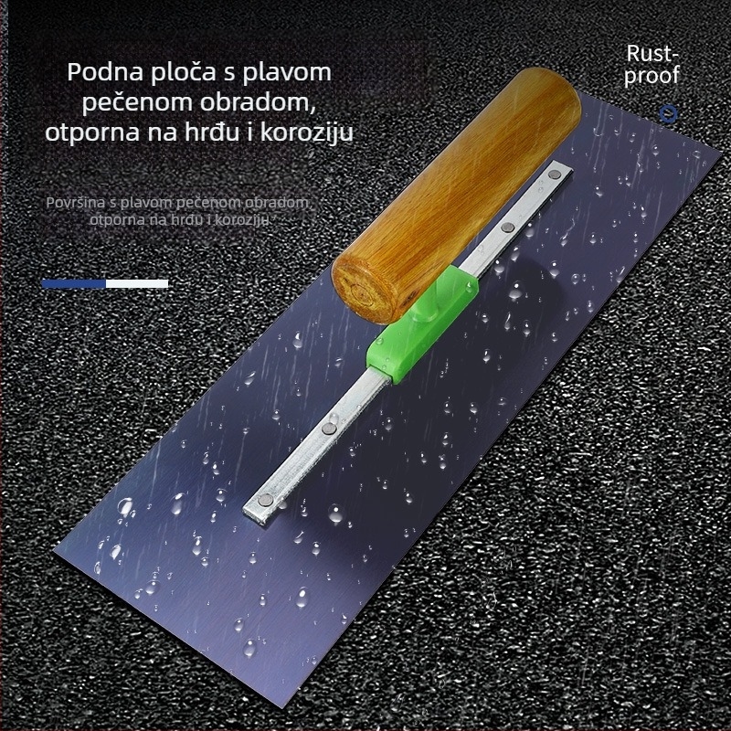 Nehrđajući čelični alat za žbukanje, lopatica za mort i strugač za cement; model Tile Knife; porijeklo Zhejiang, Kina; nije za uvoz.