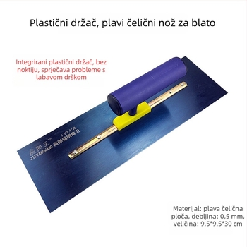Gold Front set alata za malteriranje – bez čavlića, nehrđajući čelik, lopatica i špatula za ukrašavanje i bojanje