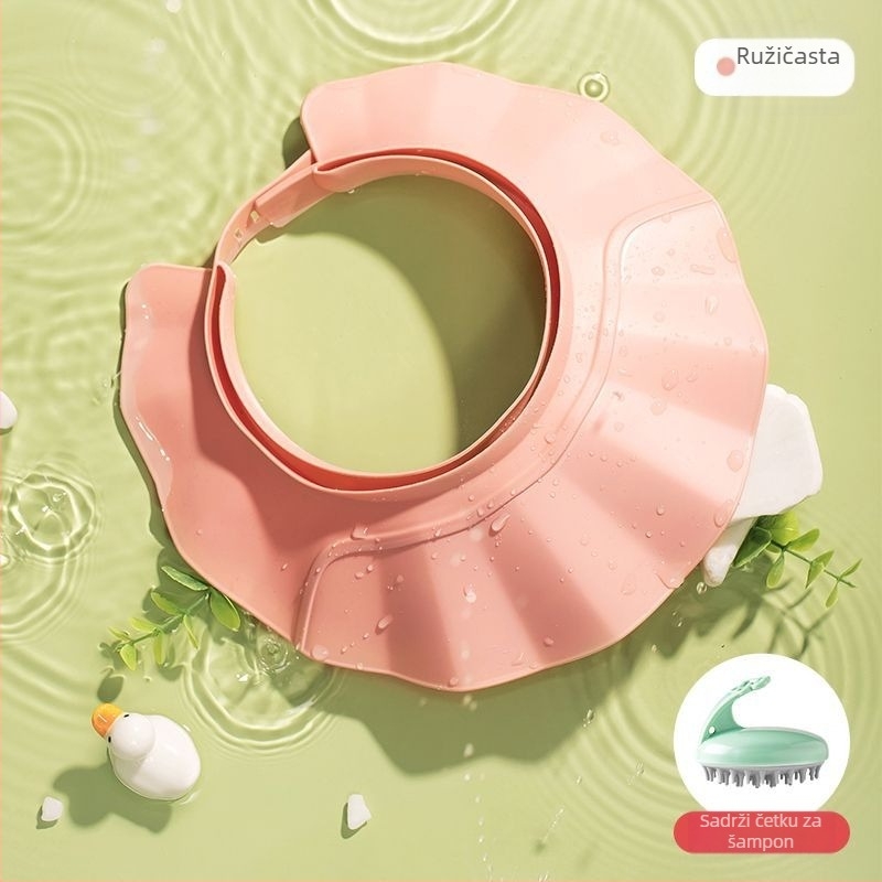 Kapa za tuširanje za odrasle s zaštitom lica i ušiju, PE materijal, Cool Bean 64343