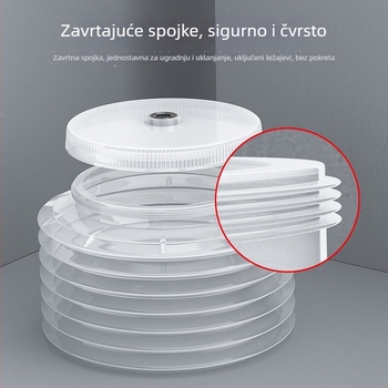 Električni bušački čekić s kućištem za zaštitu prašine i nastavkom za otvorenje rupa, kompatibilan s držačem za skupljanje prašine
