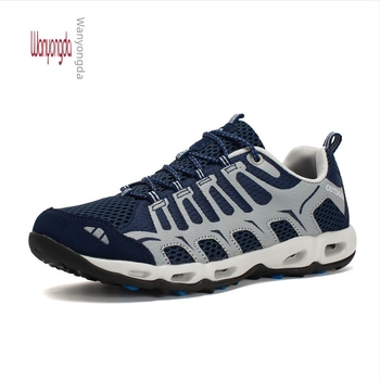 Planinarske tenisice, prozračne, protuklizne, gornji dio: prava koža + mreža, EVA vanjski đon, PHYLON srednji đon