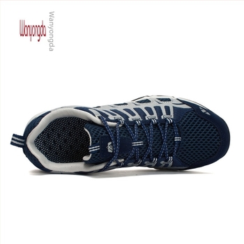 Planinarske tenisice, prozračne, protuklizne, gornji dio: prava koža + mreža, EVA vanjski đon, PHYLON srednji đon