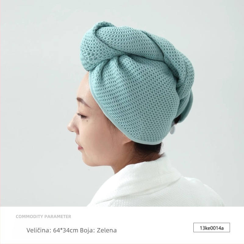 Suha kapa za kosu od čiste pamuka, uzorak medonosne ćelije, 50–79 g (Brand: King shore / Gold Number)