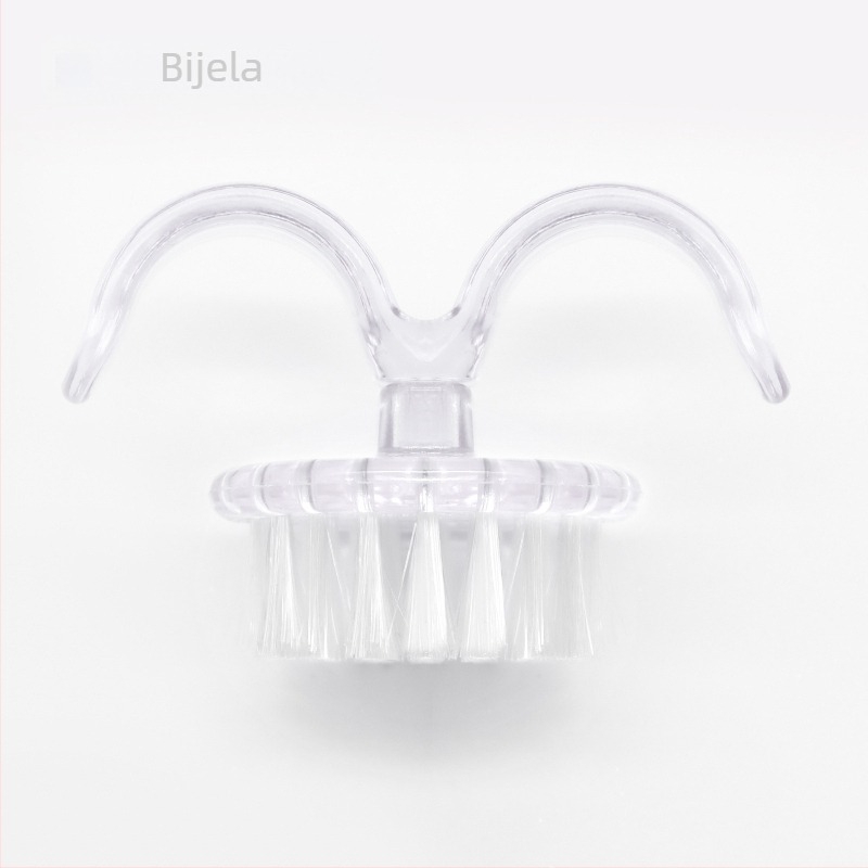 Četkica za manikuru s rohovim vrhom, prijenosna i višenamjenska, prozirna četka za čišćenje prašine s noktiju, Guangzhou porijeklo