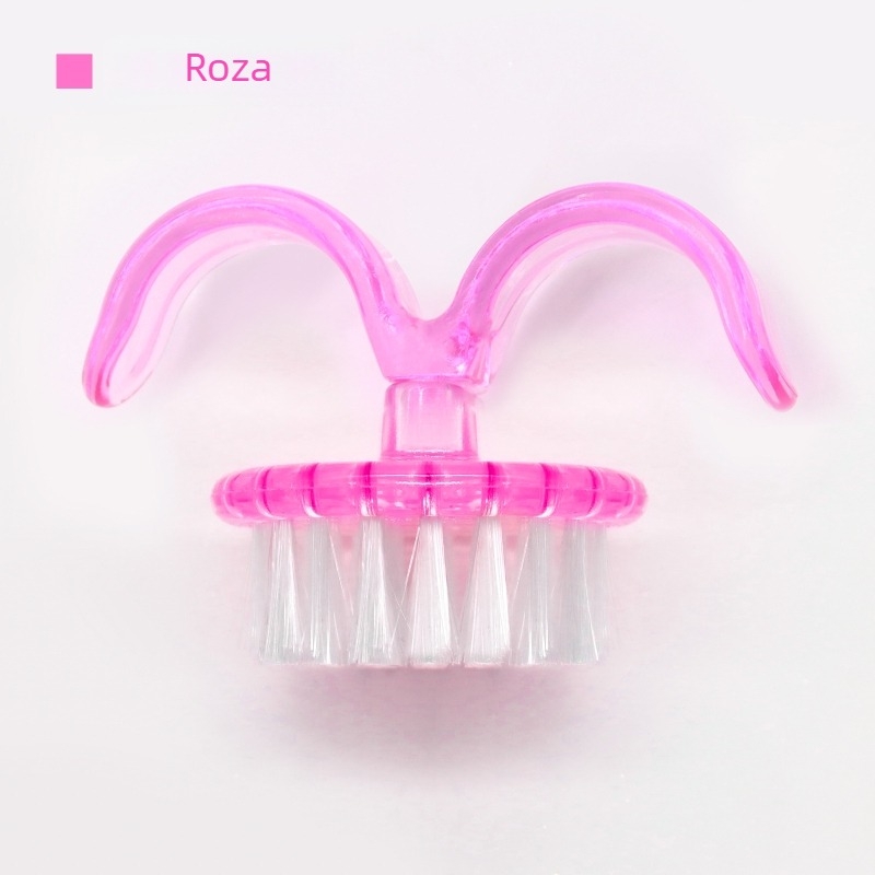 Četkica za manikuru s rohovim vrhom, prijenosna i višenamjenska, prozirna četka za čišćenje prašine s noktiju, Guangzhou porijeklo