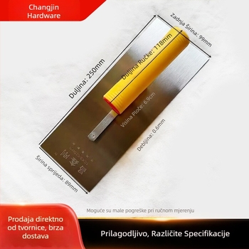 Ploški nož špahtla za žbuku i bojanje, pogodna za dekoraciju i gradilišta