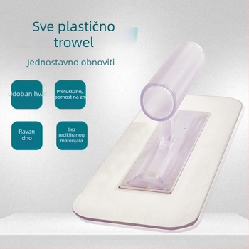 Plastična spatula s ploskim nožem za špachtanje i nanošenje vapnenog maltera