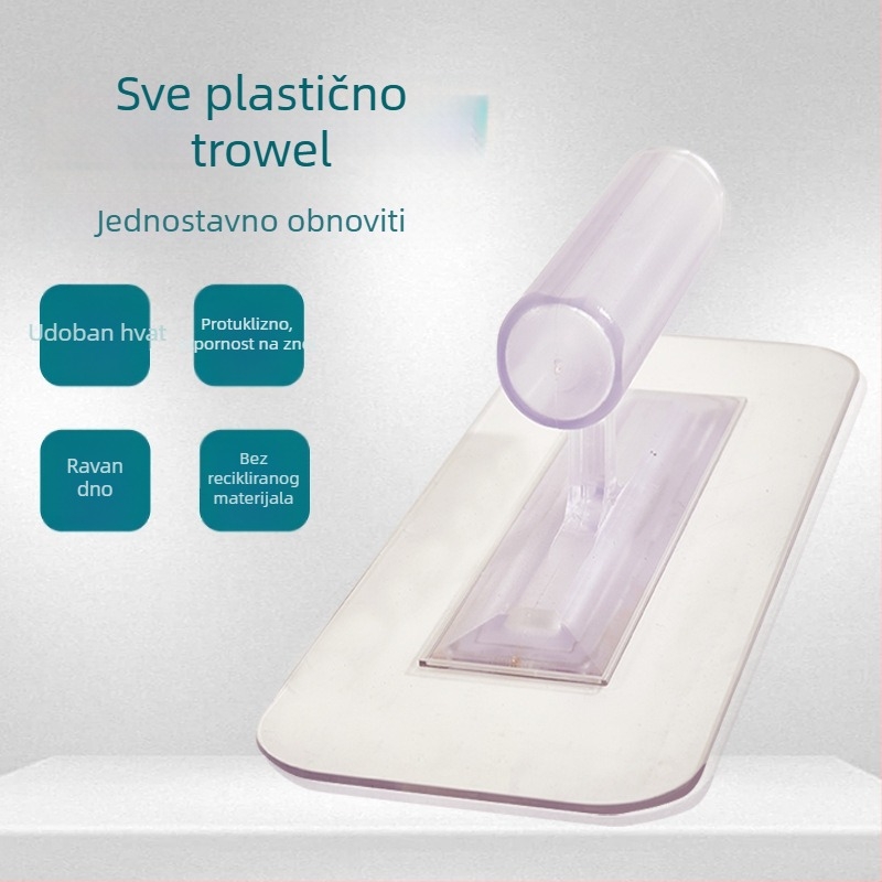 Plastična spatula s ploskim nožem za špachtanje i nanošenje vapnenog maltera