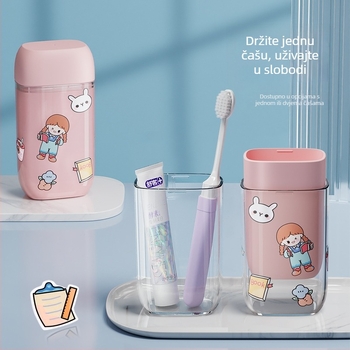 Držač za četkicu za zube: putni set s mogućnošću skladištenja, plastičan, izlazi ljeto 2024, podrijetlo Kina