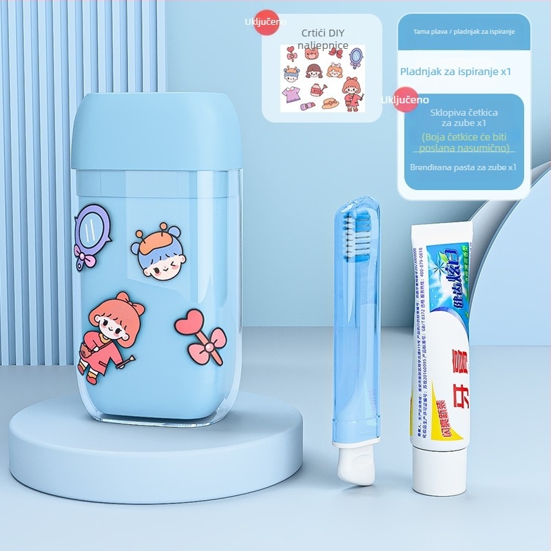 Držač za četkicu za zube: putni set s mogućnošću skladištenja, plastičan, izlazi ljeto 2024, podrijetlo Kina