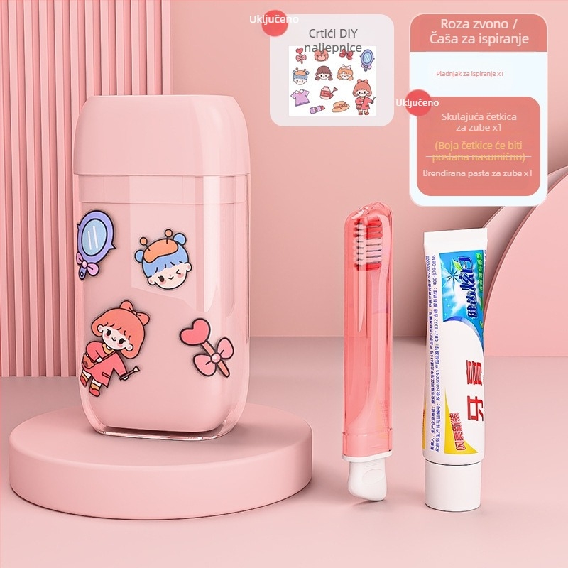 Držač za četkicu za zube: putni set s mogućnošću skladištenja, plastičan, izlazi ljeto 2024, podrijetlo Kina