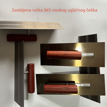 Špatalja za unutarnje zidove s oštricom od SK5 visokougljičnog čelika, podnož od 45# čelika, drvena ručka, model 250/270/300