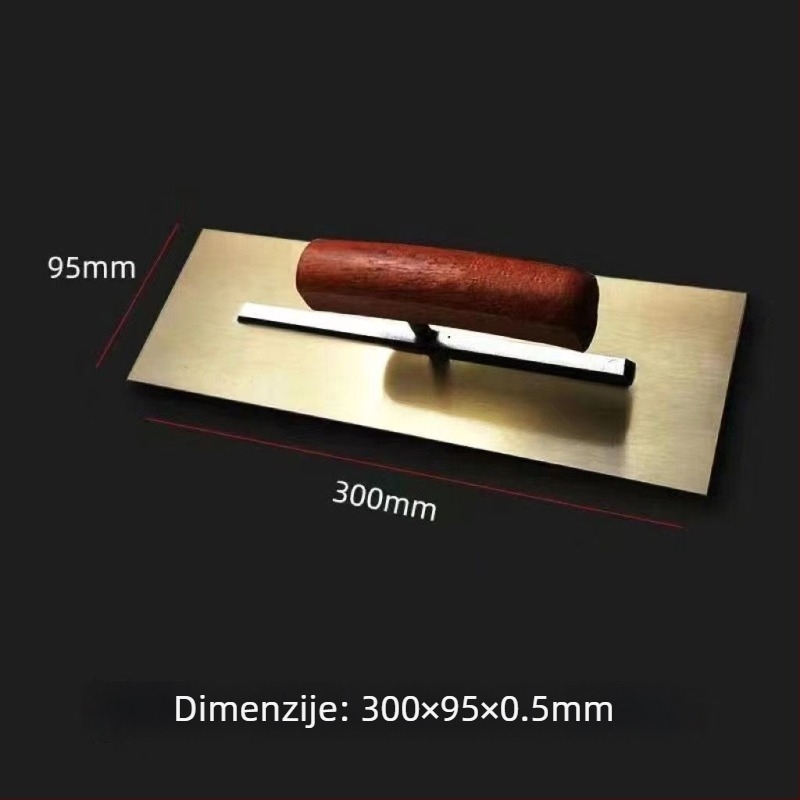 Špatalja za unutarnje zidove s oštricom od SK5 visokougljičnog čelika, podnož od 45# čelika, drvena ručka, model 250/270/300