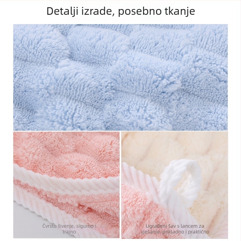 Kapa za kosu od koralnog flisa, šivana, 140–169 g, pređa 21