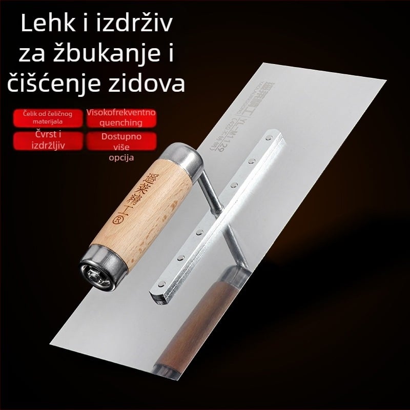 Nehrđajuća čelična špatula za žbukanje, za arhitekturu, model Putty scraper, marka 0001