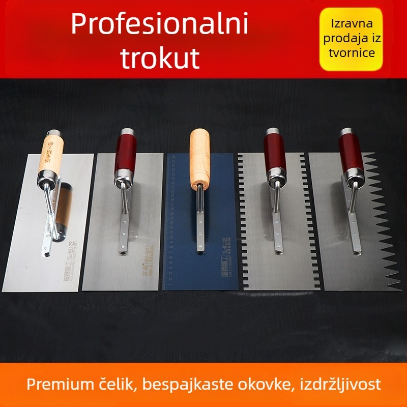 Nehrđajuća čelična špatula za žbukanje, za arhitekturu, model Putty scraper, marka 0001