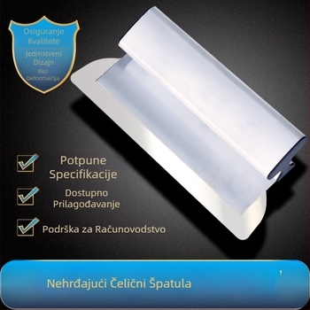Set alata za špachtanje žbuke za zidove s pločom od aluminijske legure
