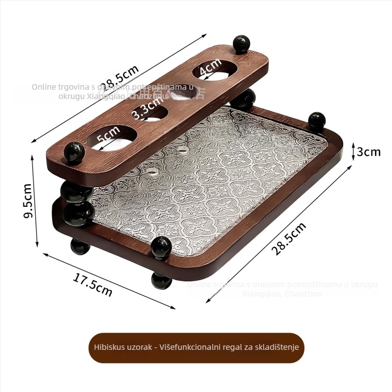 Držač četkice za zube od drveta – kupaonica, skladištenje, bez bušenja, alternativno pričvršćivanje